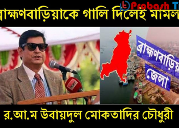 ব্রাহ্মণবাড়িয়াকে গালি দিলেই মামলা