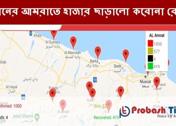 ওমানের আমরাতে হাজার ছাড়ালো করোনা রোগী