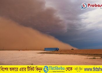 ওমানের বিভিন্ন এলাকায় বালু ঝড়ের পূর্বাভাষ 