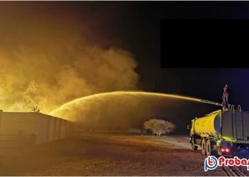 ওমানের মুসান্নাহ হাসপাতালে আগুন 