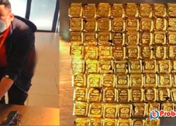 বিমানের সিটের নিচ থেকে ১০ কেজি স্বর্ণ জব্দ করলো কাস্টমস গোয়েন্দা