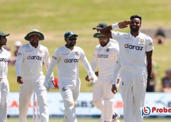 এবাদতের দুই ওভারে ৩ উইকেট, জয়ের স্বপ্ন দেখছে বাংলাদেশ