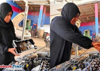 চার দেয়ালের গন্ডি পেড়িয়ে অটো মেকানিক পেশায় ওমানি নারী জয়নব 