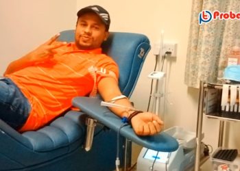 ওমানে প্রবাস টাইমের রক্তদান কর্মসূচী