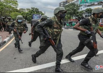শ্রীলঙ্কায় এমপিদের পালানো ঠেকাতে বিমানবন্দর অবরোধ