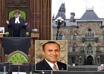 কানাডার মুসলিম এমপি টয়লেট থেকে বিতর্কে যোগ দেওয়ার জন্য দুঃখ প্রকাশ করেছেন