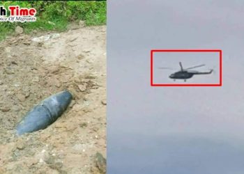 আবারো মিয়ানমারের ছোড়া ২টি গোলা পড়লো বান্দরবানে