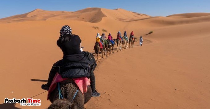 মরুর সৌন্দর্যে মুগ্ধ পর্যটকরা, আরব অর্থনীতিতে নতুন সম্ভাবনা