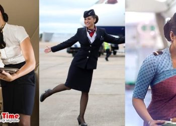 যে কারণে বার বার বদল এসেছে বিমানসেবিকাদের পোশাকে