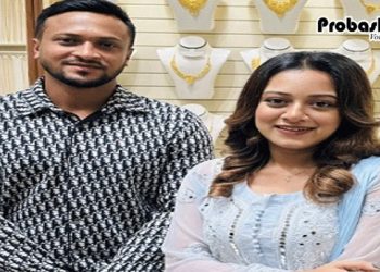 বিতর্কের মাঝেই দুবাইতে হত্যা মামলার আসামির শো রুম উদ্বোধন করলেন সাকিব