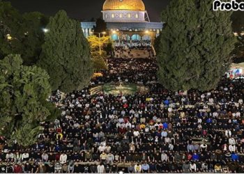 লাইলাতুল কদরে মসজিদুল আকসা প্রাঙ্গণে আড়াই লাখের বেশি মুসল্লি