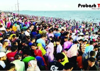 বিনোদন কেন্দ্রগুলোতে মানুষের উপচে পড়া ভিড়