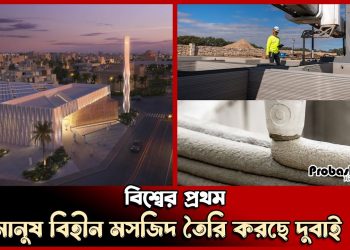 বিশ্বের প্রথম মানুষ বিহীন মসজিদ তৈরি করছে দুবাই