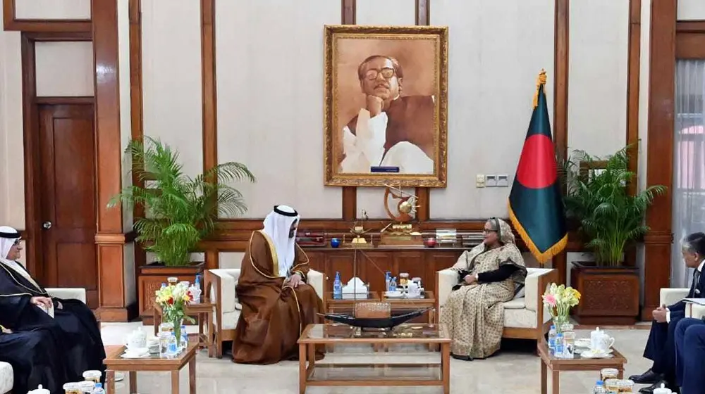 প্রধানমন্ত্রীর সঙ্গে সৌজন্য সাক্ষাৎ আমিরাত রাষ্ট্রদূতের