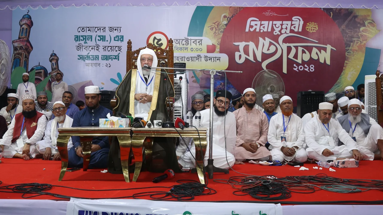 ‘ইসলামী রাষ্ট্র সন্ত্রাস-চাঁদাবাজদের ভয়ের কারণ’