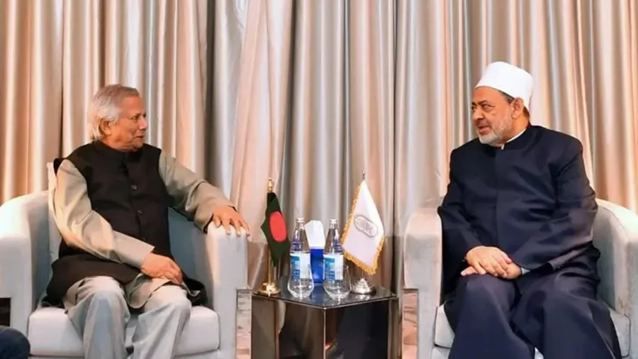 ড. ইউনূসের নেতৃত্বের প্রশংসা আল আজহার বিশ্ববিদ্যালয়ের গ্র্যান্ড ইমামের