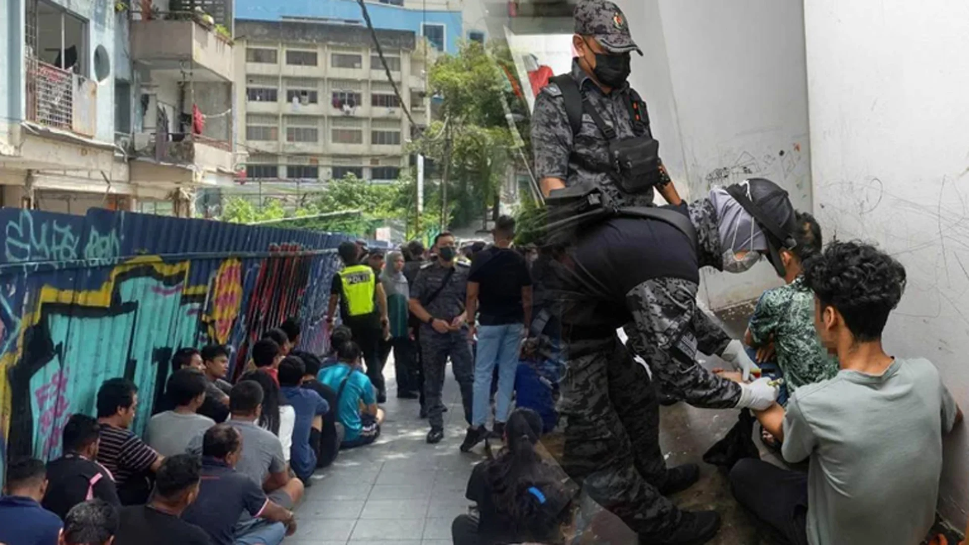 পুলিশের অভিযানে ২৪ বাংলাদেশিসহ আটক ৭১