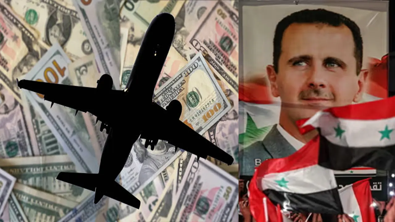 বিমানে করে মিলিয়ন মিলিয়ন ডলার রাশিয়ায় নিয়েছেন বাশার